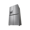 LG 674 litres Side by Side Refrigerator, Noble Steel