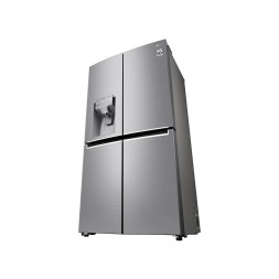 LG 674 litres Side by Side Refrigerator, Noble Steel