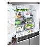 LG 674 litres Side by Side Refrigerator, Noble Steel