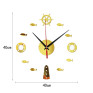 Ceas decorativ de perete, Pesti, Oglinda acrilica, 40 cm, MC-040