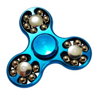 Spinner Blue Metallic Storm, din aluminiu , 7 cm, 47SP