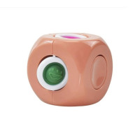 Fidget Spinner, 3 în 1 Magic Gyro, 7 cm, Roz, LTOY9