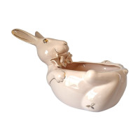 Bomboniera Iepure, Crem, 27 cm, DVTAR09C