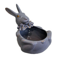 Bomboniera Iepure, Gri, 27 cm, DVTAR09G
