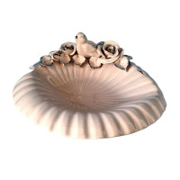 Bomboniera in forma de Frunza, Crem, 26 cm, DVTAR012C