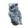 Bufnita asezata pe un trunchi de copac, Gri, 35 cm, JJ2428