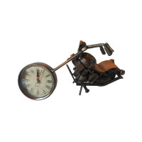 Ceas decorativ in forma de motocicleta, Maro, 19 cm, 356-12D