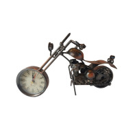 Ceas decorativ in forma de motocicleta, Maro, 21 cm, 356-25D