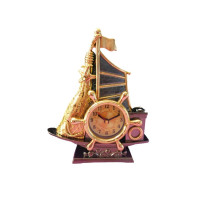 Ceas de masa cu alarma si suport pentru pixuri, 27 cm, LC9173A