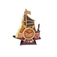 Ceas de masa cu alarma si suport pentru pixuri, 27 cm, LC9173A