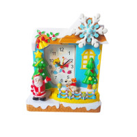 Ceas de masa cu muzicuta, Albastru, 22 cm, Y1159A