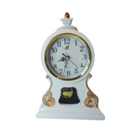 Ceas de masa cu pendul, Boem, Alb, 38 cm, 2770BB