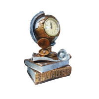 Ceas de masa, Glob pamantesc pe carte, Maro, 25 cm, FM04919