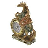 Ceas de masa in forma de Cal, Maro, 16 cm, 1091H