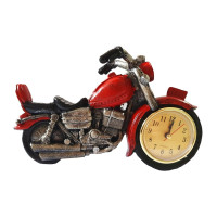 Ceas de masa, Motocicleta, Rosu, 22 cm, SD6185-8
