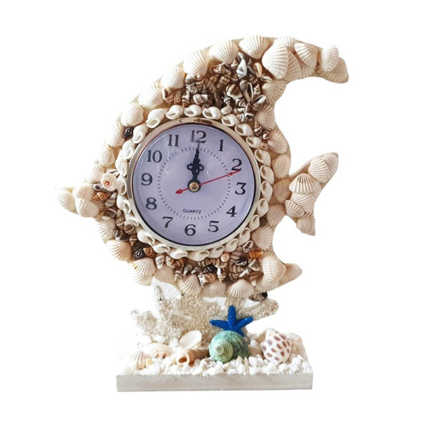 Ceas de masa Peste, Alb, 23 cm, 20178195