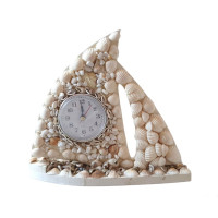 Ceas de masa Vela, Alb, 22 cm, 20178215