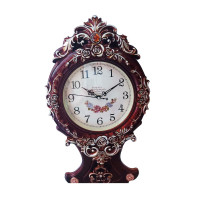 Ceas de perete cu pendul, Flowers, Silentios, 70 cm,  T2503-1