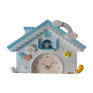 Ceas de perete cu pendul  in forma de Casuta pentru copii, Albastru, 30 cm, MHT620