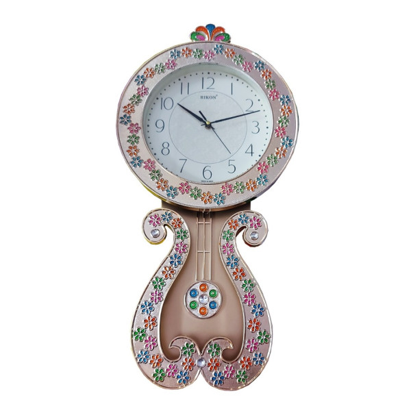 Ceas de perete cu pendul, Princess gold, 59 cm, RK35PND