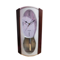 Ceas de perete cu pendul, Silentios, 45 cm,  ZX2387A