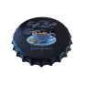 Ceas de perete in forma de capac de bere, Coffe latte, Metal, 40 cm,  540925X