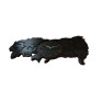 Ceas de perete in forma de harta,78 cm, Negru, RC8456AB