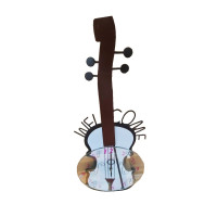 Ceas de perete, In forma de vioara, 60 cm,  M20119