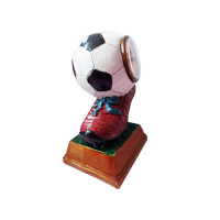 Ceas in forma de minge cu gheata de fotbal, 23 cm, 685XD