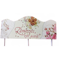 Cuier cu 3 agatatori, Zambeste esti acasa, 22 cm, 728A