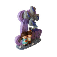 Cutie muzicala cu cheita, Love, Mov, 19 cm, 2139A