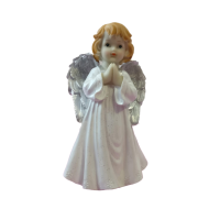 Ingeras cu aripi argintii si sclipici, 23 cm, 598E-4