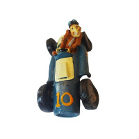 Masinuta decorativa de curse, Albastru, 21 cm, 381-6DX