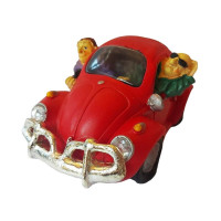 Masinuta decorativa, Rosu, 14 cm, 381-8DX