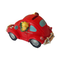 Masinuta decorativa, Rosu, 14 cm, 381-8DX