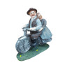 Mos si baba pe bicicleta, Gri, 15 cm, JJ2425