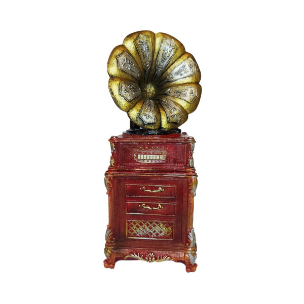 Pusculita in forma de Gramofon, 29 cm, Visiniu, KE052A-1