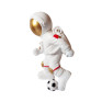 Statueta decorativa, Astronaut fotbalist, 26 cm, BJ1737C