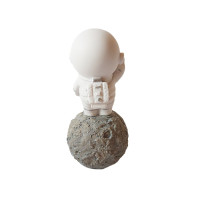 Statueta decorativa, Astronaut pe asteroid, 12 cm, DY202-6B