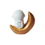 Statueta decorativa, Astronaut pe luna, 6 cm, DY2138-8A