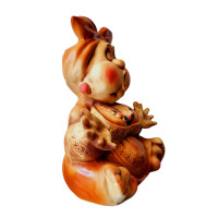 Statueta decorativa, Baba, Portocaliu, 33 cm, DVSG2013
