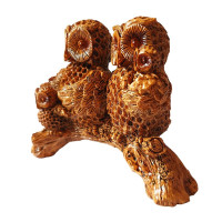 Statueta decorativa, Bufnite, Maro, 14 cm, 33286MB