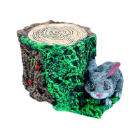 Statueta decorativa, Buturuga si Iepure, Multicolor, 34 cm, DV81-3