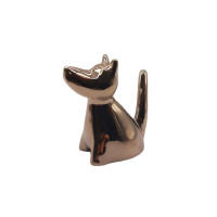 Statueta decorativa, Caine, Auriu, 7 cm, DV02702.1