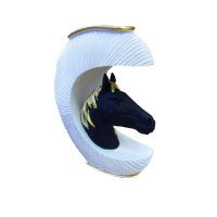 Statueta decorativa Cal, Alb, 20 cm, 091407-1C