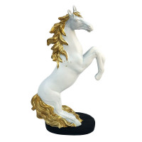 Statueta decorativa Cal, Alb, 20 cm, 214H