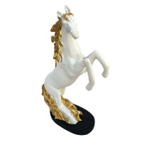Statueta decorativa Cal, Alb, 20 cm, 214H