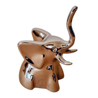 Statueta decorativa, Elefant, Argintiu, 12 cm, DV02705AG