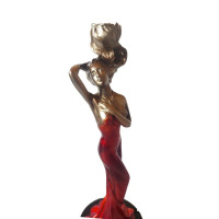 Statueta decorativa, Femeie, Rosu, 31 cm, 356328DX