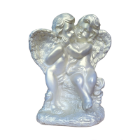 Statueta decorativa, Gri, Roz, 36 cm, DVAN0029G